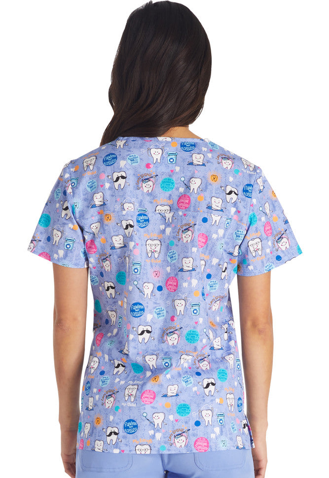 Cherokee Printed Blouse CK651