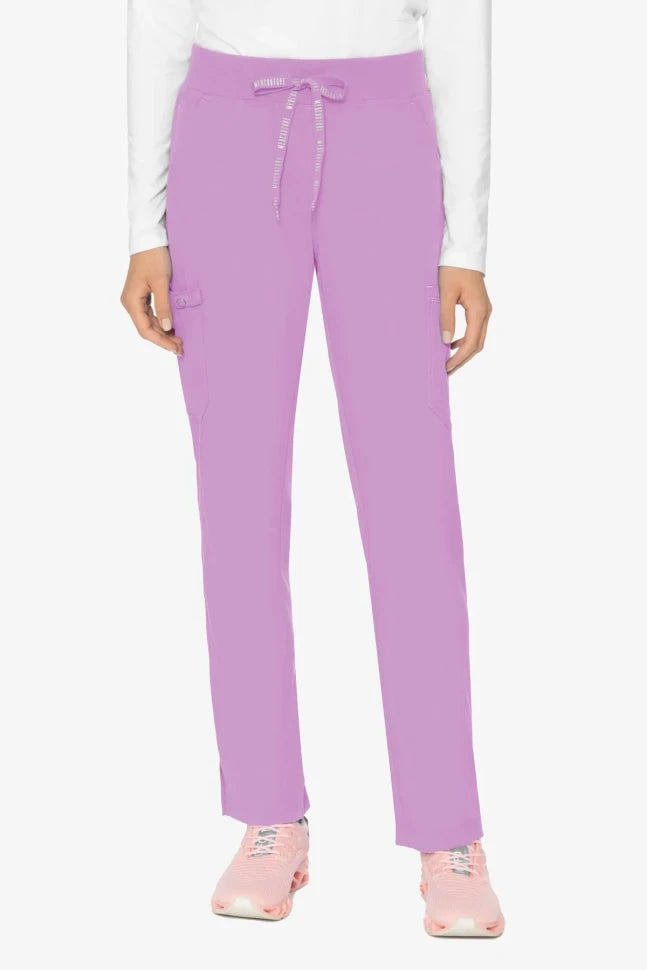 Med Couture Jersey Yoga Pants with Extended Waist