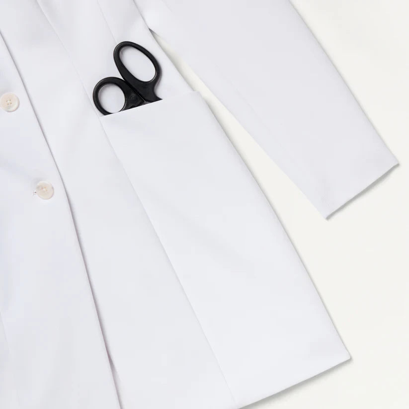 JAANUU Lab Coat Linea 34" White