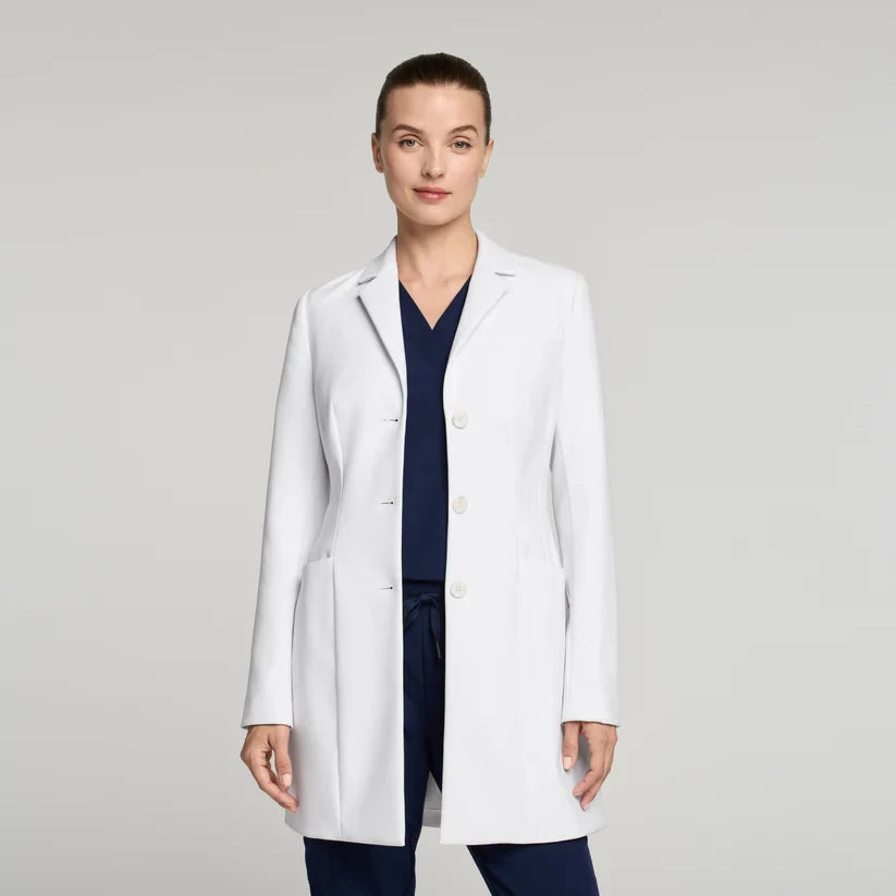 JAANUU Lab Coat Linea 34" White