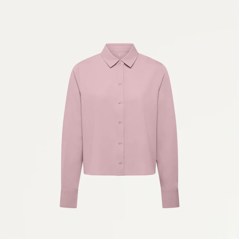 JAANUU Kenna Short Medical Scrub Shirt with Buttons