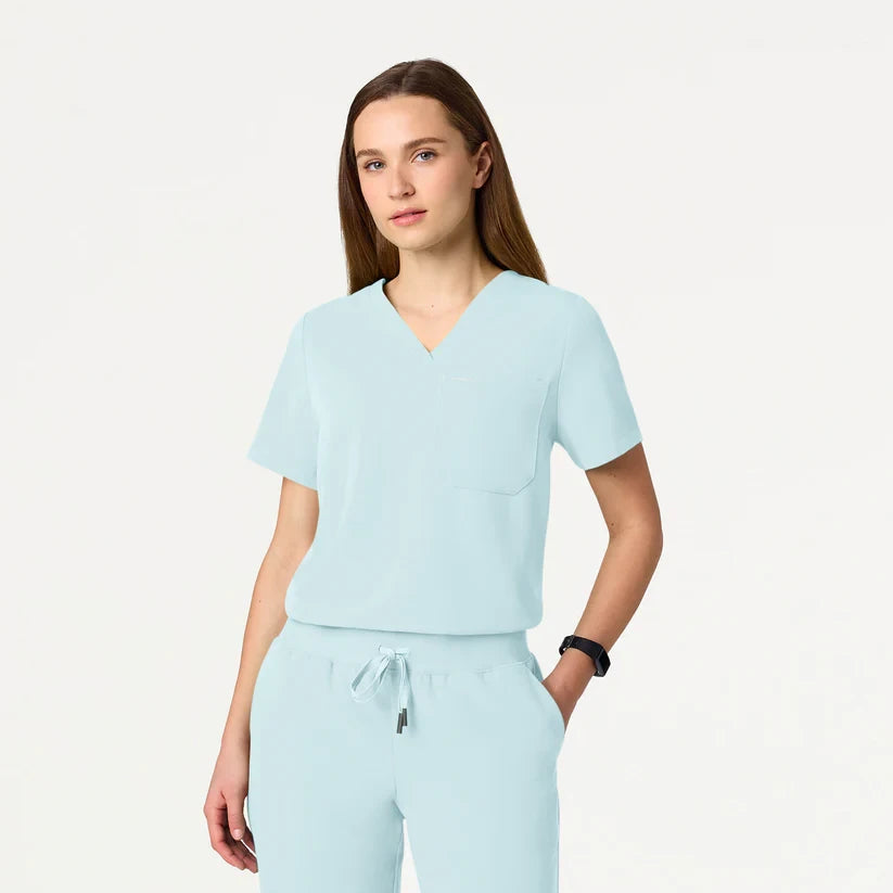 JAANUU Rhena Slim Essential Medical Shirt with Pocket