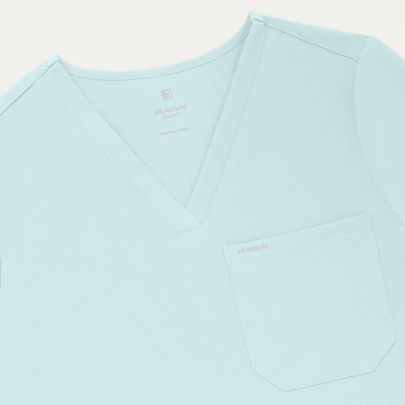 JAANUU Rhena Slim Essential Medical Shirt with Pocket