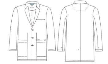 BARCO Men's Lab Coat Verse