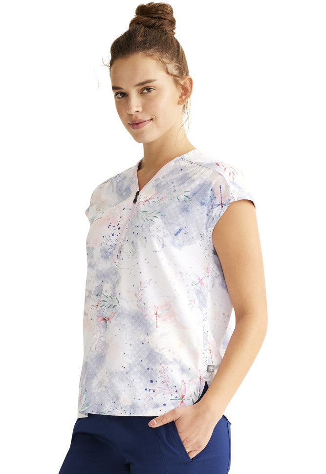 Healing Hands Printed Blouse HH902
