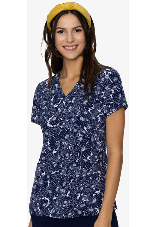 Med Couture Printed Blouse MC8564