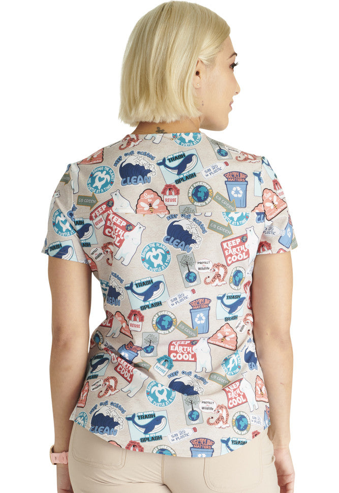 Cherokee Blouse with Print CK664
