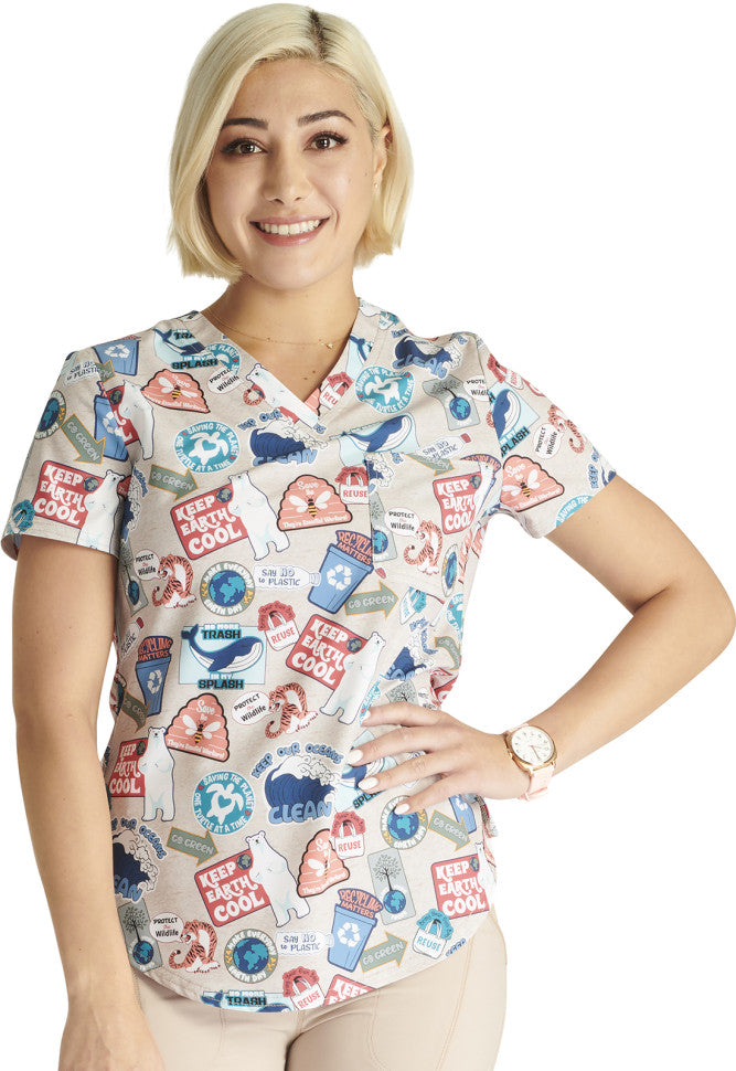 Cherokee Blouse with Print CK664