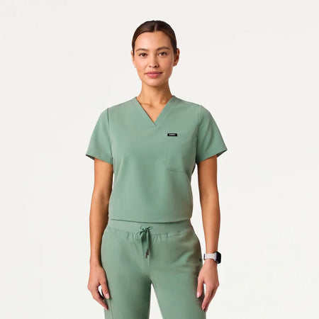 JAANUU Rhena Slim Essential Medical Shirt with Pocket