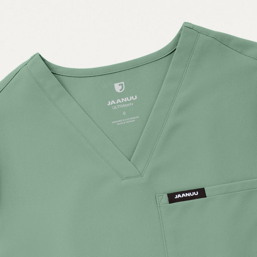 JAANUU Rhena Slim Essential Medical Shirt with Pocket