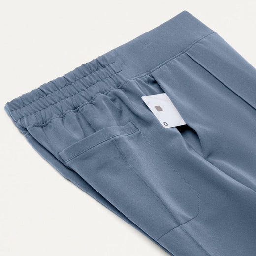 JAANUU Cropped Medical Pants Kori Slim with High Waist