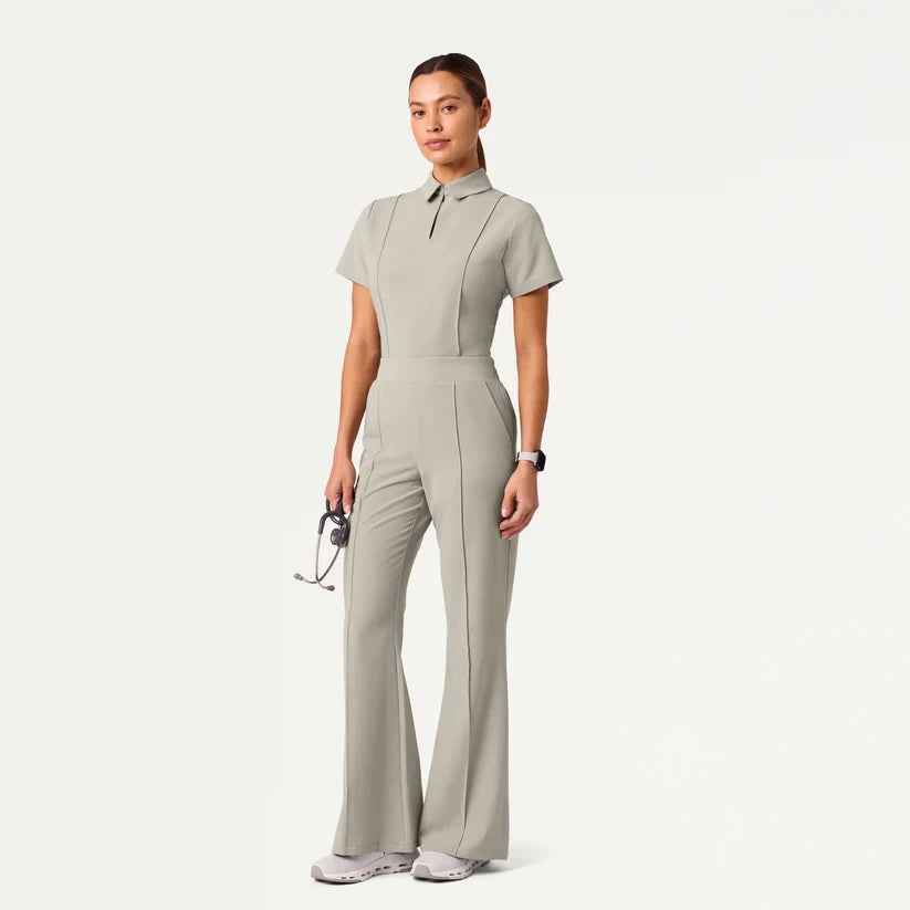 JAANUU Cropped Medical Pants Kori Slim with High Waist