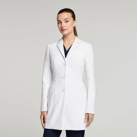JAANUU Lab Coat Linea 34" White