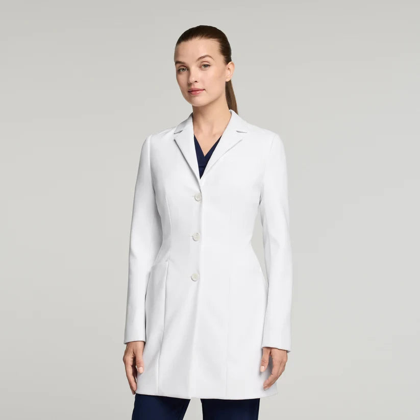 JAANUU Lab Coat Linea 34" White