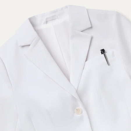 JAANUU Lab Coat Linea 34" White