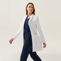 JAANUU Lab Coat Linea 34" White