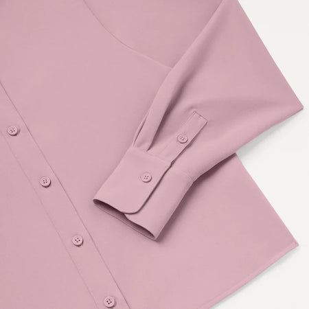 JAANUU Kenna Short Medical Scrub Shirt with Buttons