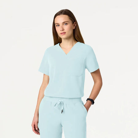 JAANUU Rhena Slim Essential Medical Shirt with Pocket