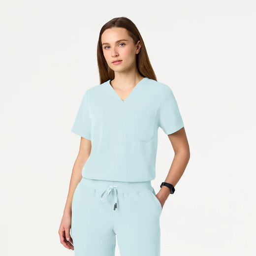 JAANUU Rhena Slim Essential Medical Shirt with Pocket