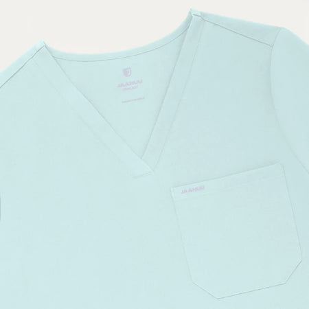 JAANUU Rhena Slim Essential Medical Shirt with Pocket
