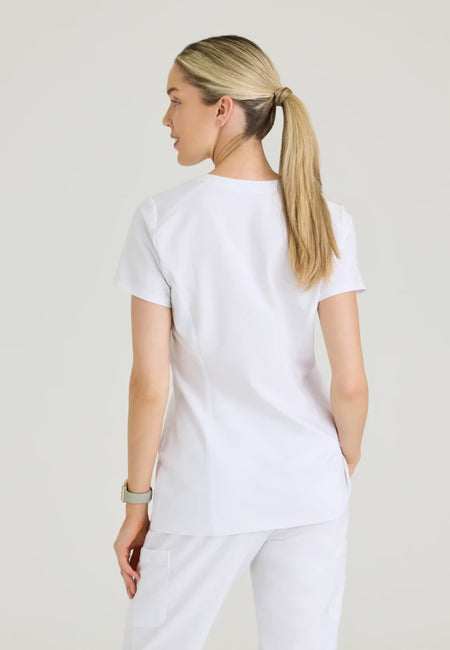 GREYS ANATOMY V-Neck Top with Gathered Detail