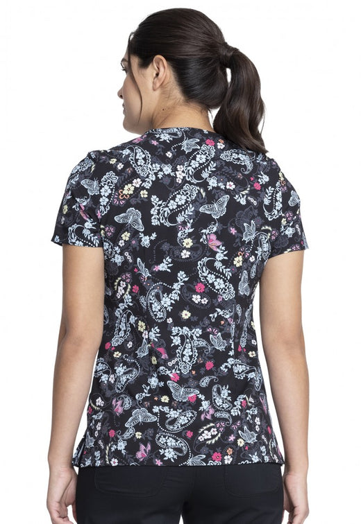 Cherokee Printed Blouse CK678 FUBM
